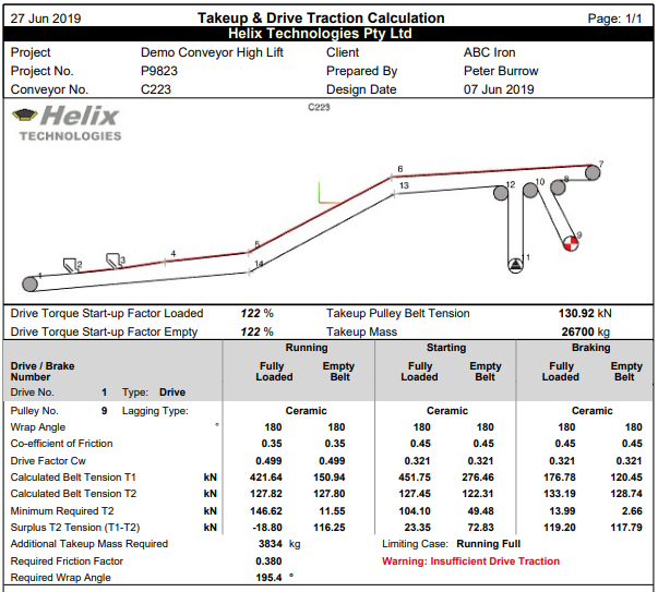 Helix DeltaT Conveyor Design - Help